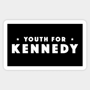 John F. Kennedy - 1960 'Youth for Kennedy (White) Sticker